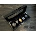 5 Black Watch Box with Strap Slot